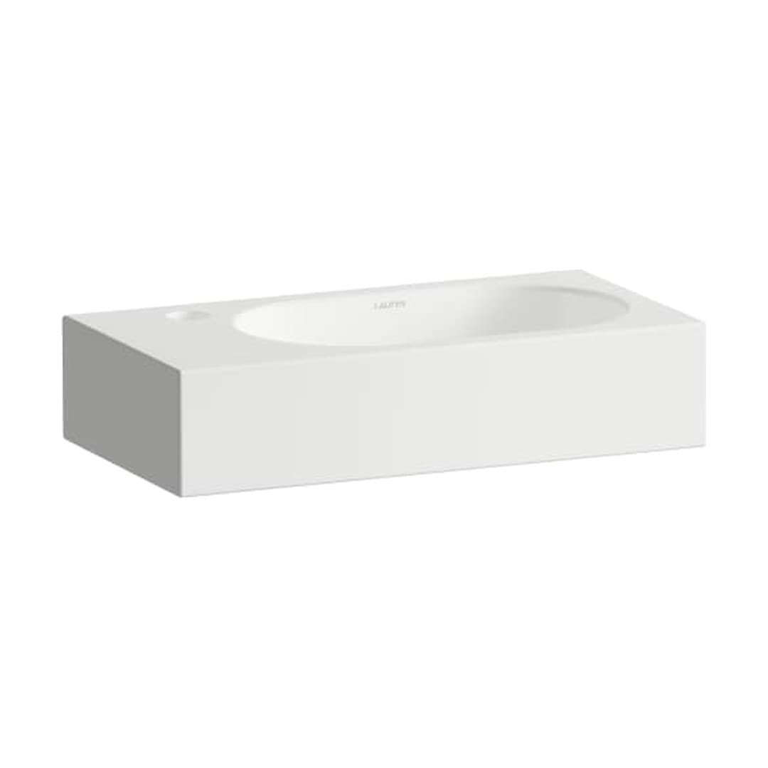 Laufen FUSION.S – Νιπτήρας Κρεμαστός – 450×236 mm, ράφι αριστερά – White (H515FS30001111)