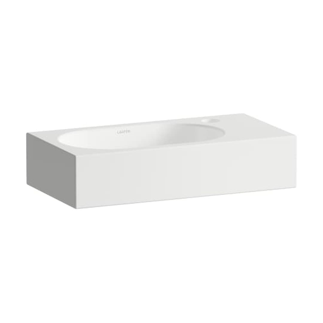 Laufen FUSION.S – Νιπτήρας Κρεμαστός – 450×236 mm, ράφι δεξιά – White (H515FS40001111)