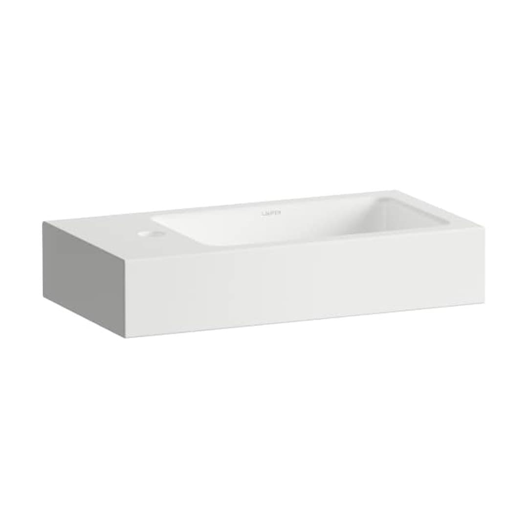 Laufen XPLORE.S – Νιπτήρας Κρεμαστός – 500×268 mm, ράφι αριστερά – White (H515XS30001111)
