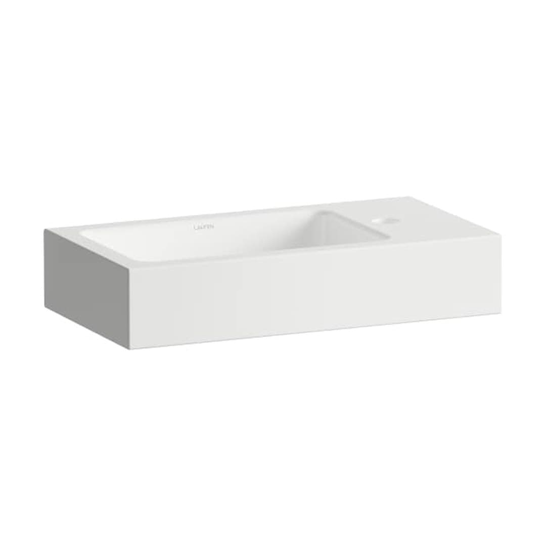 Laufen XPLORE.S – Νιπτήρας Κρεμαστός – 500×268 mm, ράφι δεξιά – White (H515XS40001111)