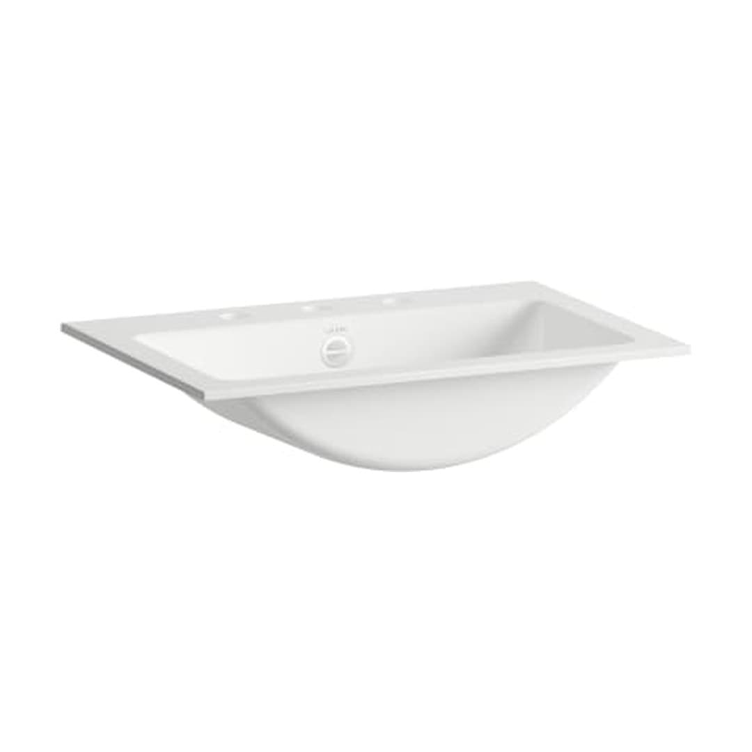 Laufen CLASSICS – Νιπτήρας Ένθετος – 585×405 mm, 3 οπές, με υπερχείλιση – White (H517CL30001081)