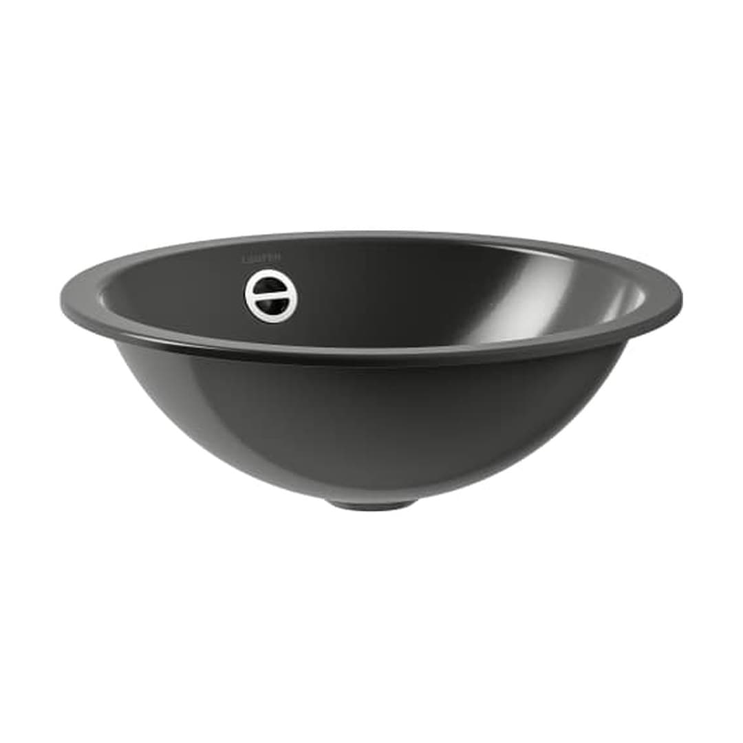 Laufen FORM – Νιπτήρας Ένθετος – 400×400 mm, χωρίς οπή, χωρίς υπερχείλιση – Dark iron (H517FM30191121)