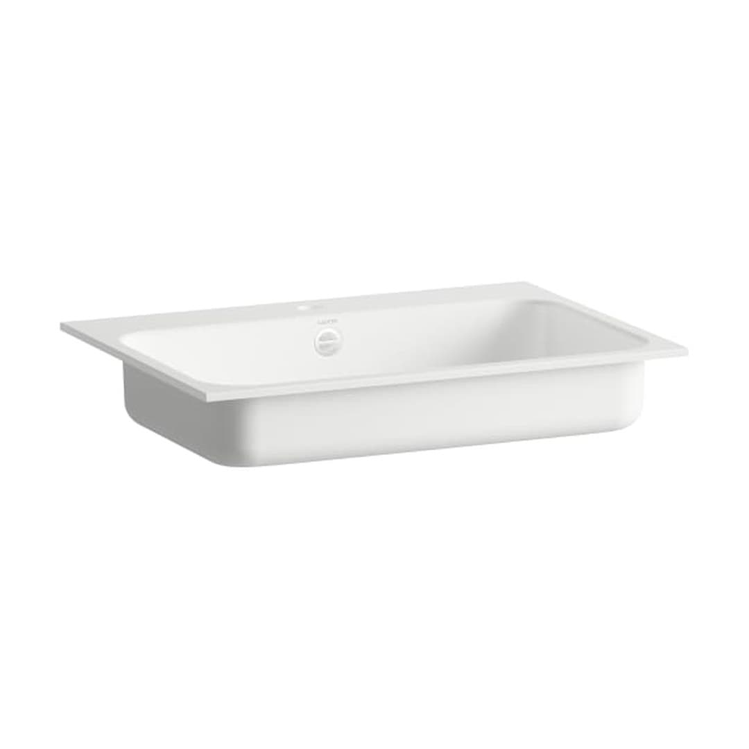 Laufen STREAM – Νιπτήρας Ένθετος – 650×472 mm, 1 οπή, με υπερχείλιση – White (H517SR70001041)