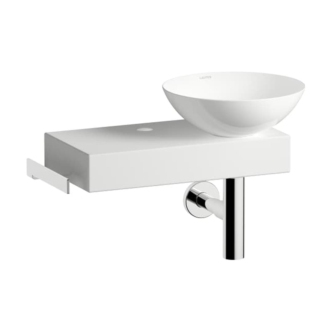 Laufen PICCOLO NOVO – Νιπτήρας Κρεμαστός – ράφι αριστερά – White (H561PN30001111)