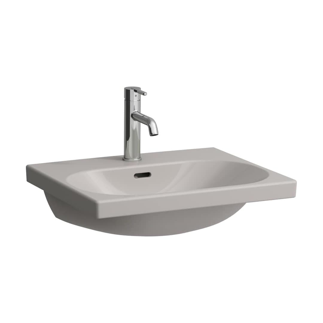 Laufen LUA – Νιπτήρας Κρεμαστός – 550×460 mm, 1 οπή, σχήμα ορθογώνιο – Manhattan (H8100820371041)