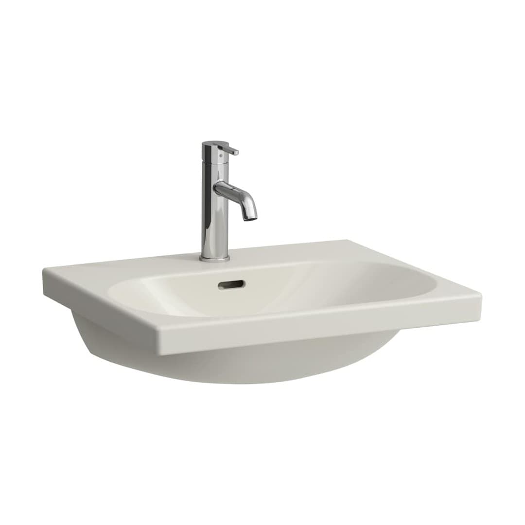 Laufen LUA – Νιπτήρας Κρεμαστός – 550×460 mm, 1 οπή, σχήμα ορθογώνιο – Pergamon (H8100820491041)
