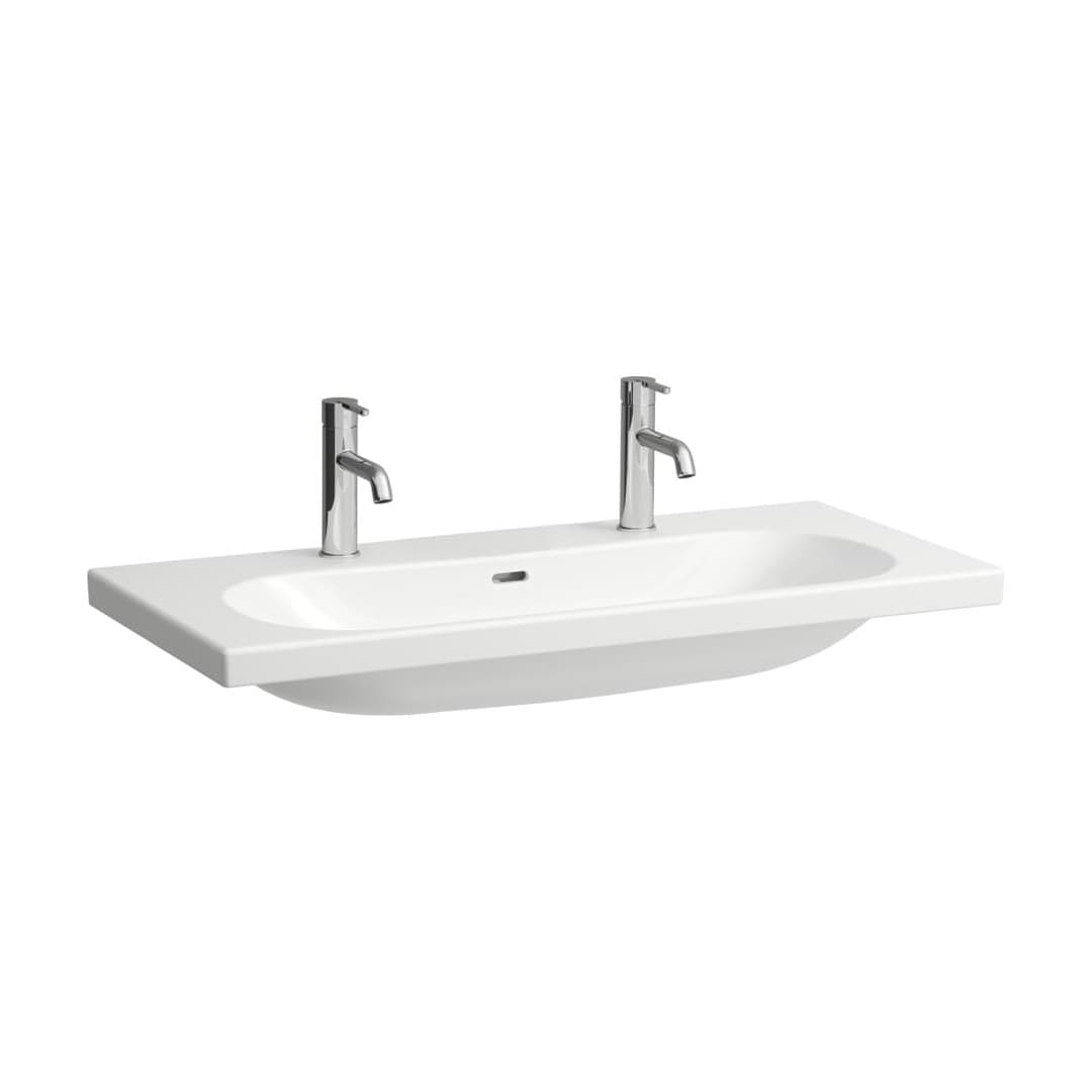 Laufen LUA – Νιπτήρας Κρεμαστός – 1000×460 mm, 2 οπές – White (H8100890001071)