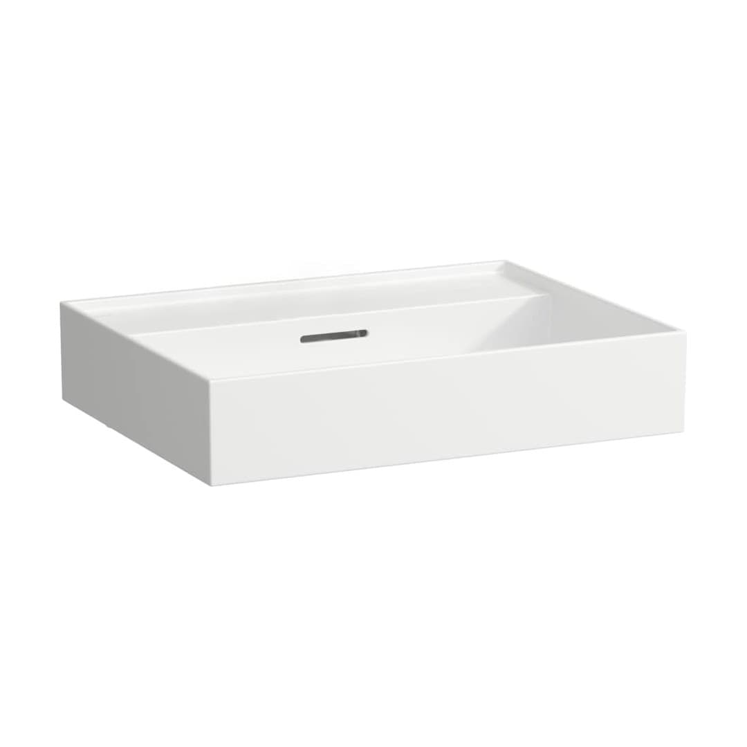 Laufen Kartell LAUFEN – Νιπτήρας Κρεμαστός – 600×460 mm, χωρίς οπή, με υπερχείλιση – White LCC (LAUFEN Clean Coat) (H8103334001091)