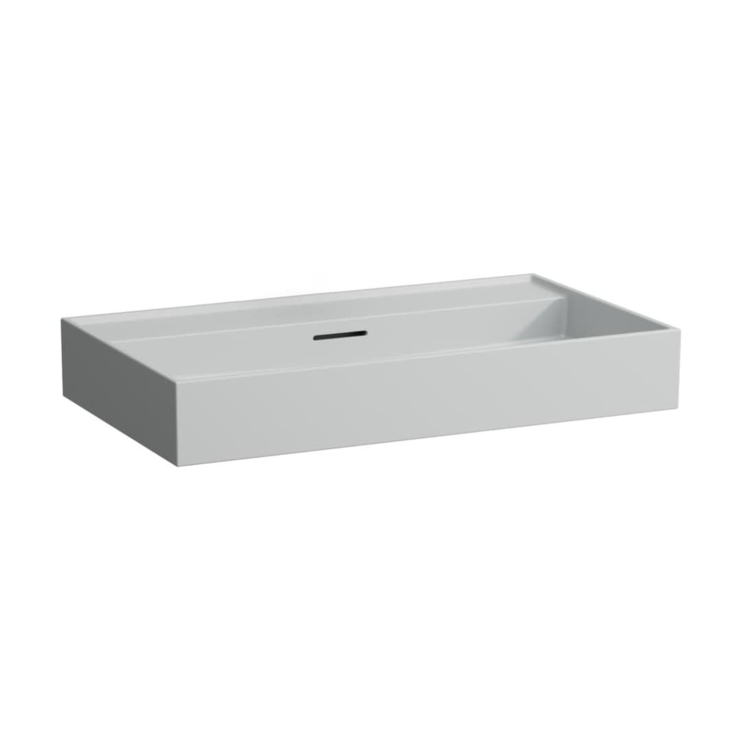 Laufen Kartell LAUFEN – Νιπτήρας Κρεμαστός – 800×460 mm, χωρίς οπή – Matt grey (H8103367591091)