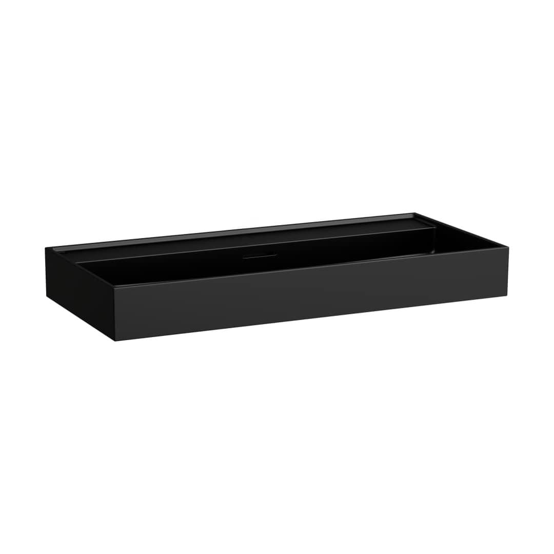 Laufen Kartell LAUFEN – Νιπτήρας Κρεμαστός – 1000×460 mm, χωρίς οπή – Black Matt (H8103377161091)
