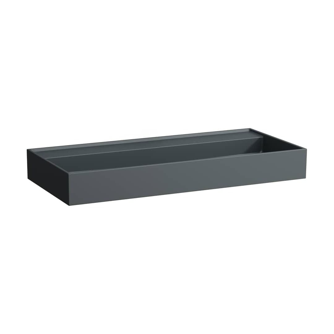 Laufen Kartell LAUFEN – Νιπτήρας Κρεμαστός – 1000×460 mm, χωρίς οπή, χωρίς υπερχείλιση – Graphite matt (H8103377581121)