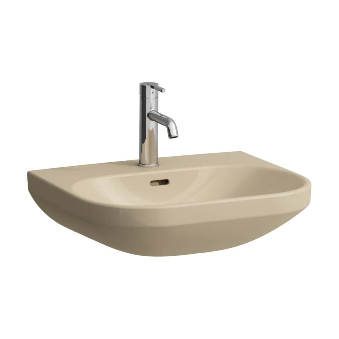 Laufen LUA – Νιπτήρας Κρεμαστός – 550×460 mm, 1 οπή, σχήμα soft – Bahamabeige (H8110810181041)