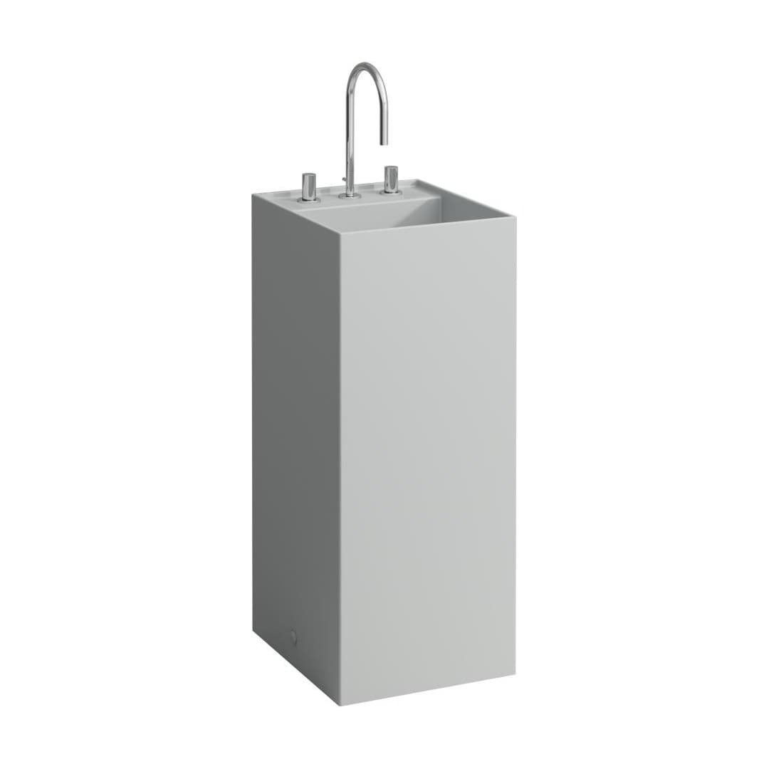 Laufen Kartell LAUFEN – Νιπτήρας Επιδαπέδιος – 3 οπές – Matt grey (H8113317591581)
