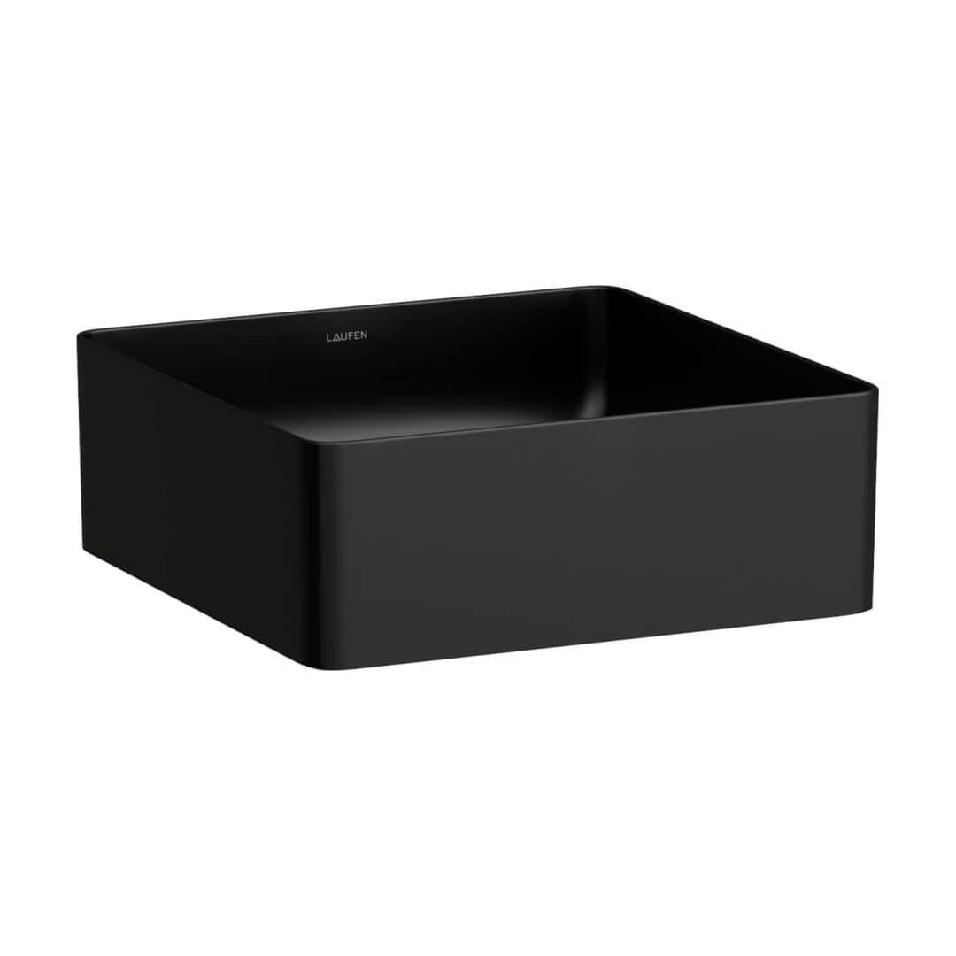 Laufen LIVING – Νιπτήρας Επικαθήμενος – 360×360 mm – Black Matt (H8114337161121)