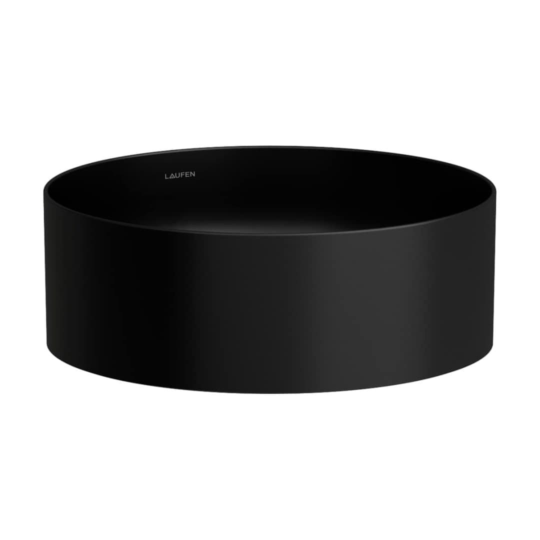 Laufen LIVING – Νιπτήρας Επικαθήμενος – 380×380 mm – Black Matt (H8114357161121)