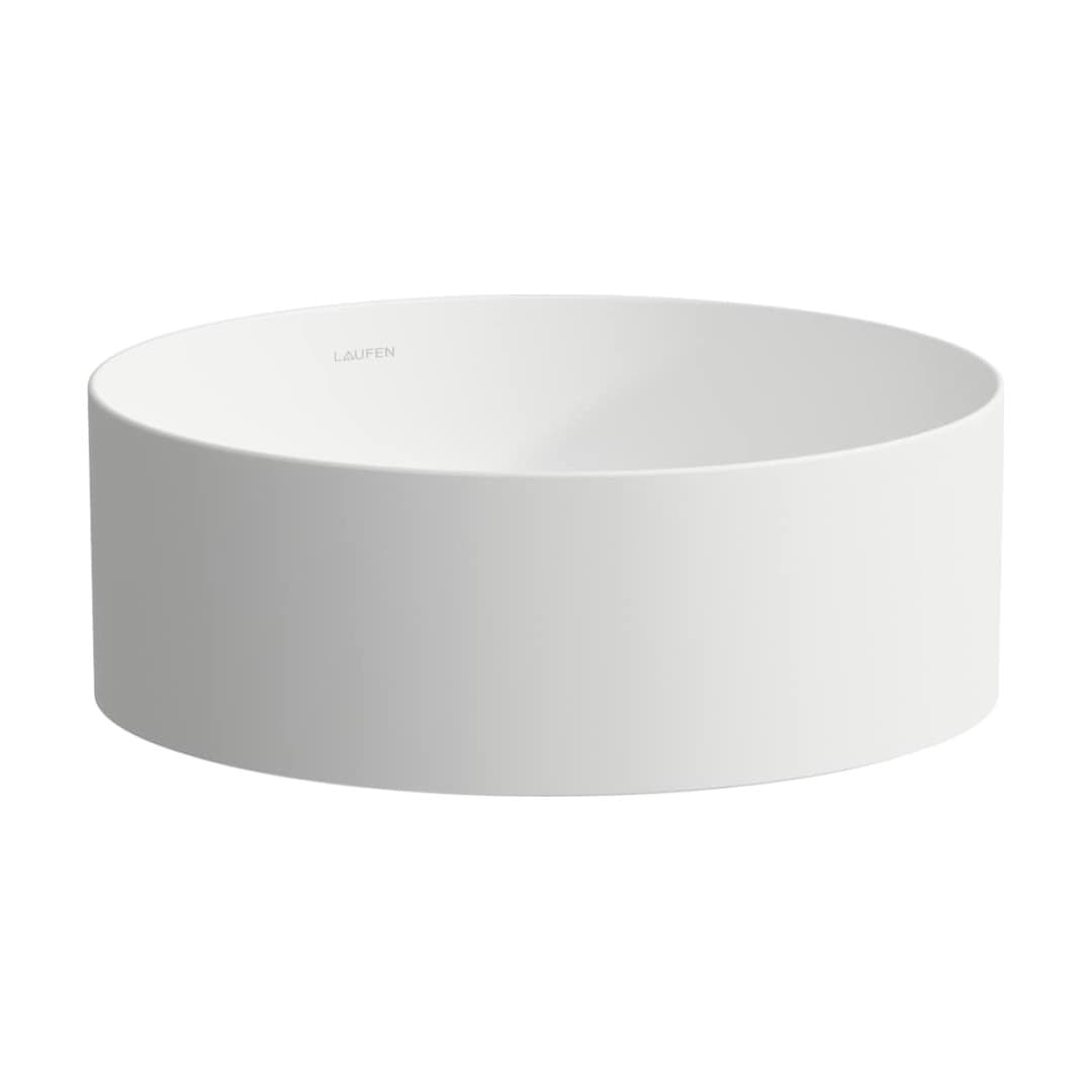 Laufen LIVING – Νιπτήρας Επικαθήμενος – 380×380 mm – White Matt (H8114357571121)