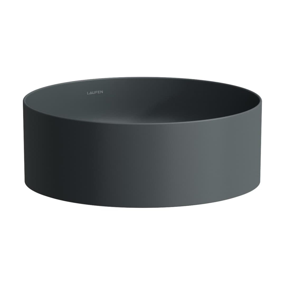 Laufen LIVING – Νιπτήρας Επικαθήμενος – 380×380 mm – Graphite matt (H8114357581121)