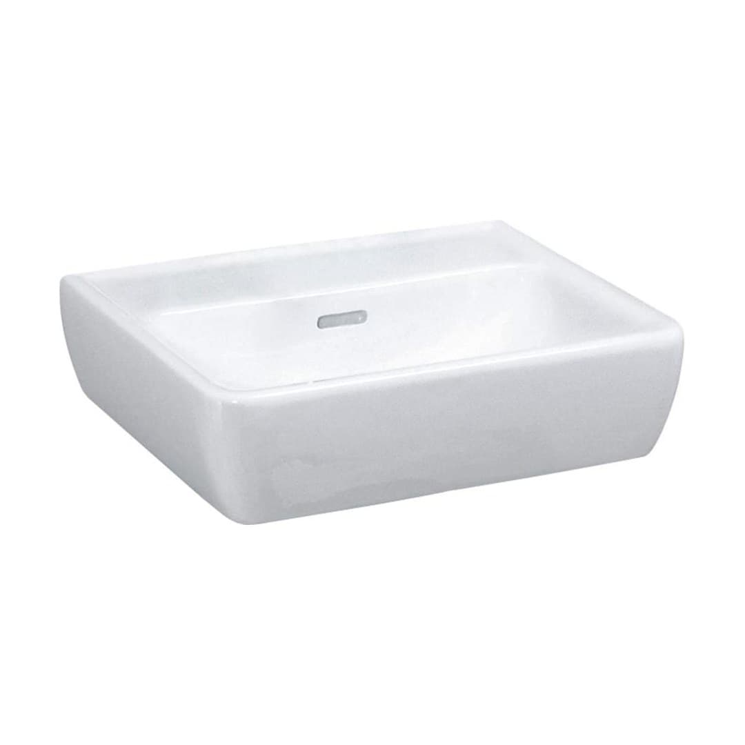 Laufen PRO – Νιπτήρας Κρεμαστός – 450×340 mm, χωρίς οπή, με υπερχείλιση, μικρός – White LCC (LAUFEN Clean Coat) (H8119514001091)