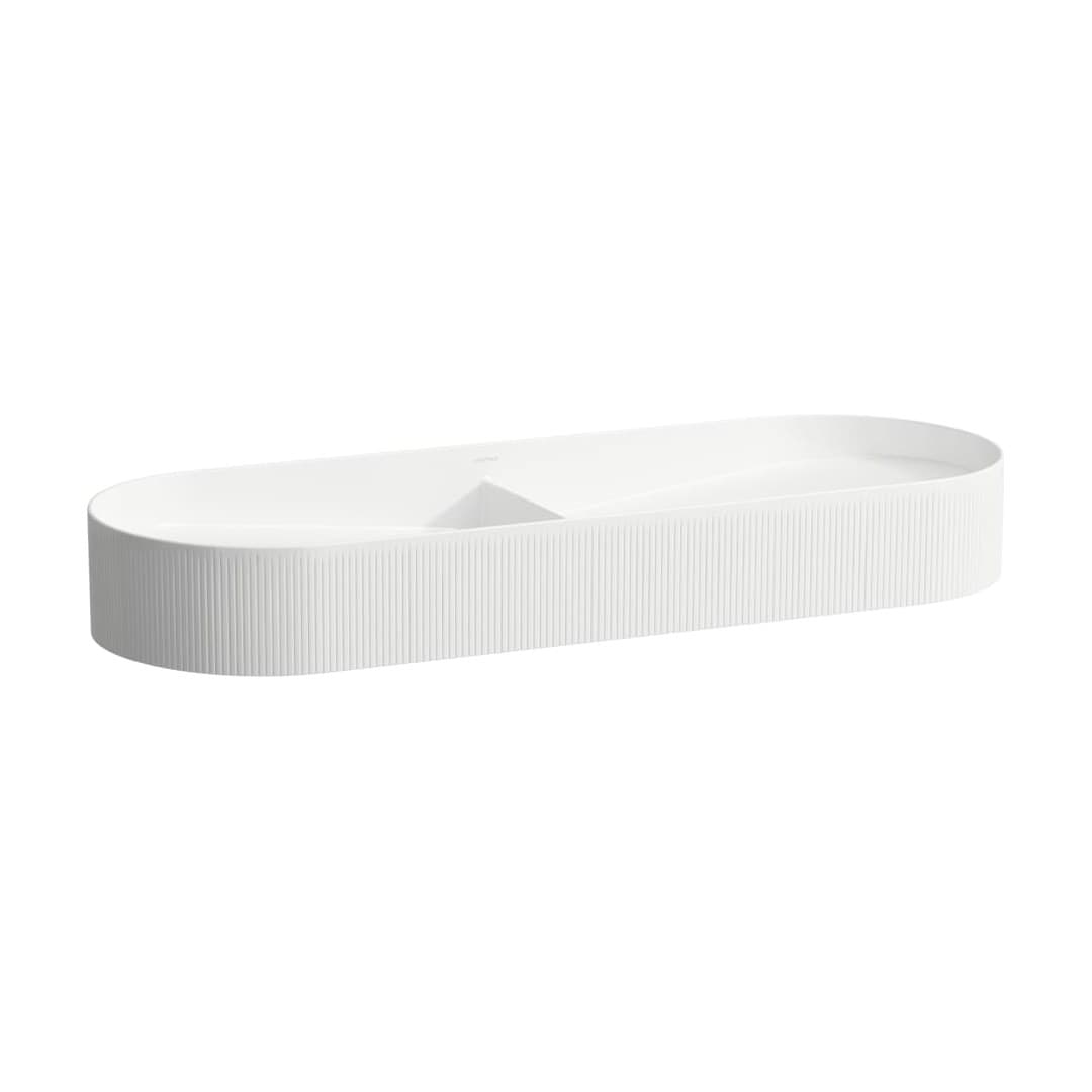 Laufen SONAR – Νιπτήρας Επικαθήμενος – 1000×370 mm, διπλός, μοντέλο H812349 – White Matt (H8123497571121)