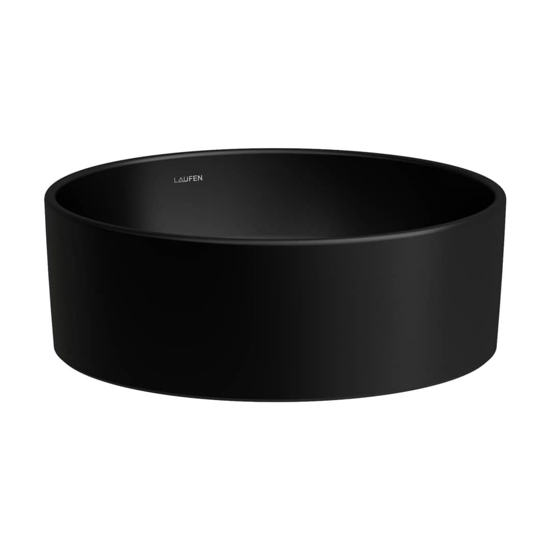 Laufen SAVOY – Νιπτήρας Επικαθήμενος – 380×380 mm, χωρίς οπή – Black Matt (H8129417161121)