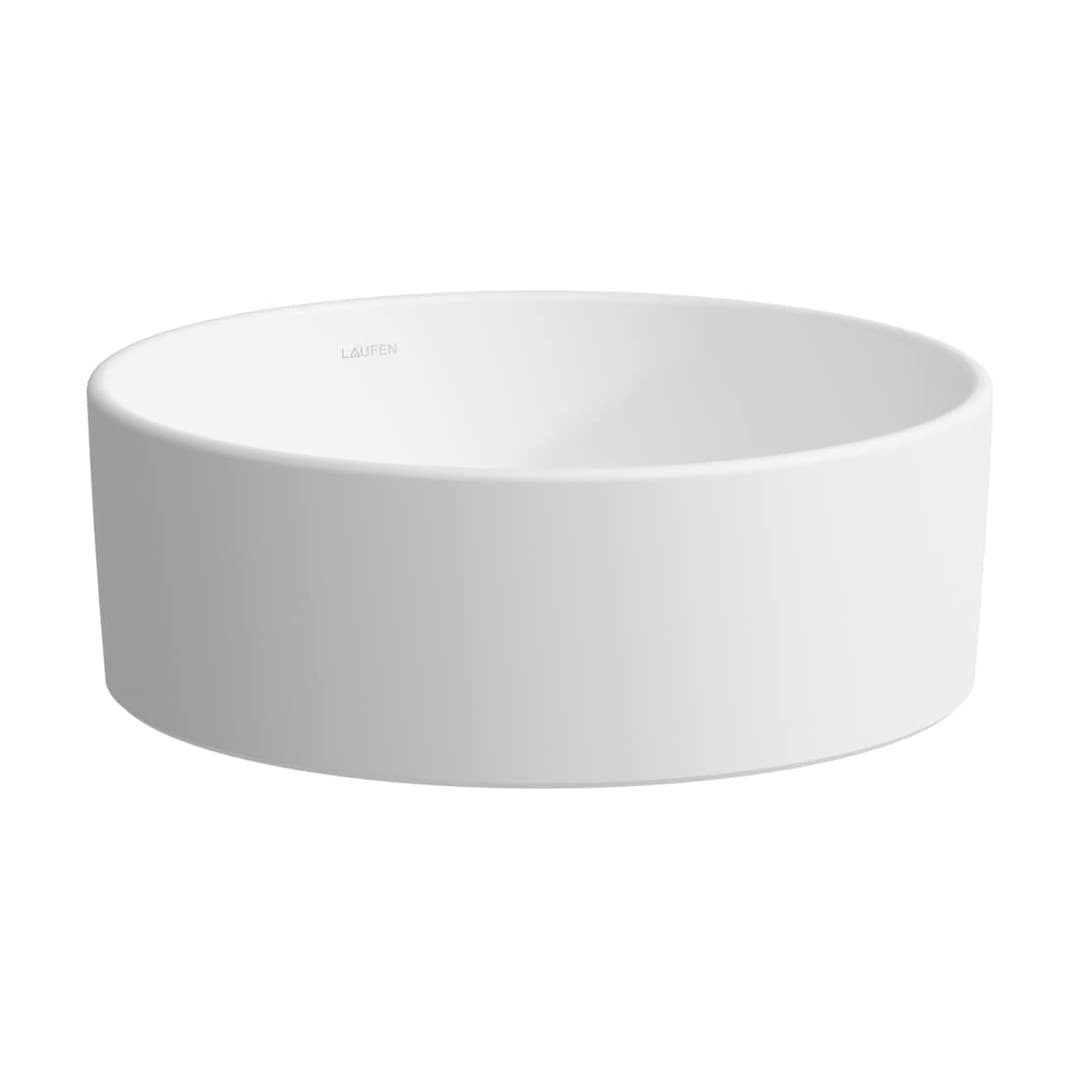 Laufen SAVOY – Νιπτήρας Επικαθήμενος – 380×380 mm, χωρίς οπή – White Matt (H8129417571121)