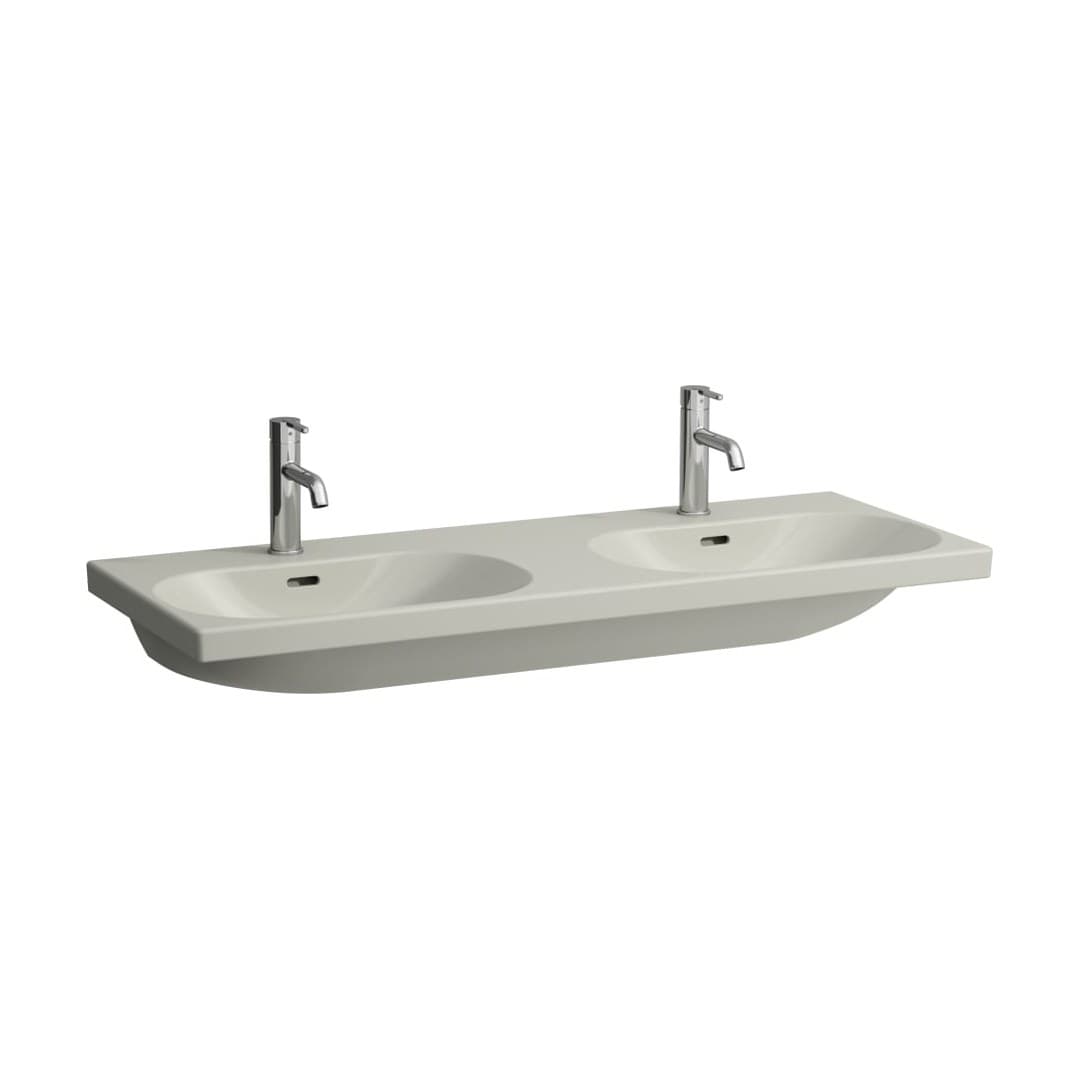 Laufen LUA – Νιπτήρας Κρεμαστός – 1200×460 mm, 1 οπή, διπλός – Pergamon (H8140810491041)