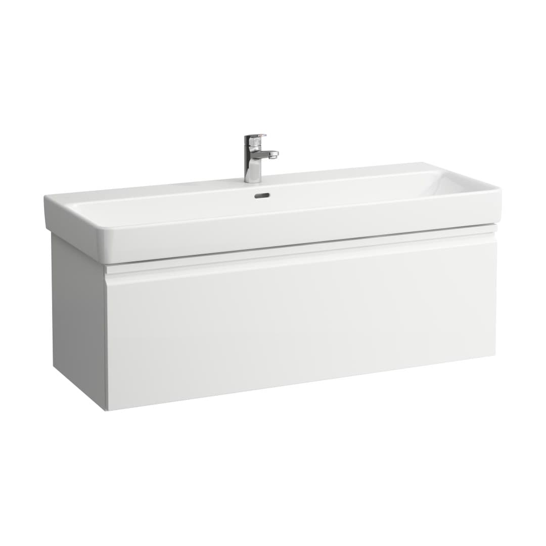 Laufen PRO S – Νιπτήρας Κρεμαστός – 1200×465 mm, 3 οπές, διπλός – White (H8149650001081)