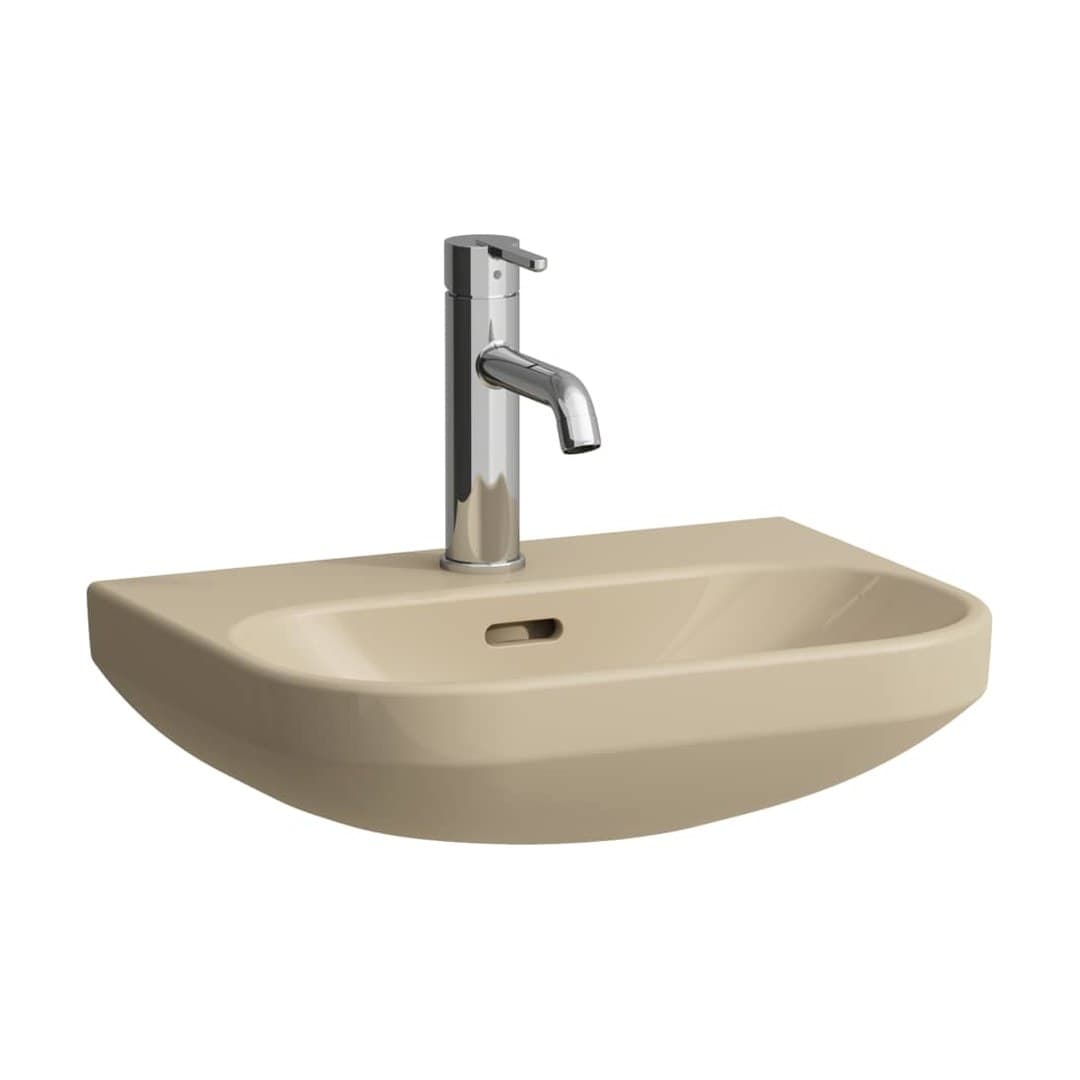 Laufen LUA – Νιπτήρας Κρεμαστός – 450×340 mm, 1 οπή, με υπερχείλιση, μικρός – Bahamabeige (H8150840181041)