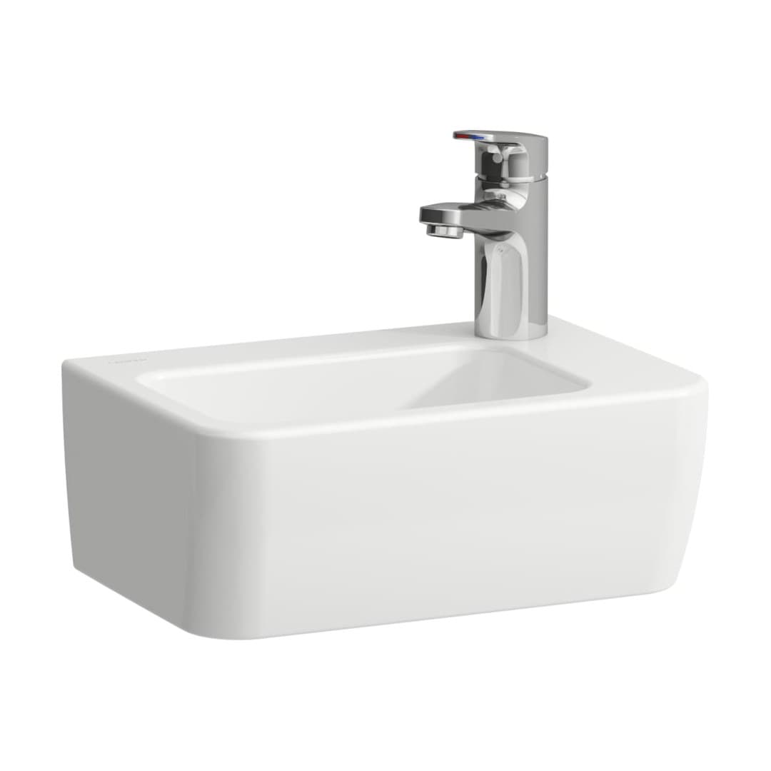 Laufen PRO – Νιπτήρας Κρεμαστός – 360×250 mm, 1 οπή δεξιά, με υπερχείλιση, μικρός – White LCC Active (LAUFEN Clean Coat Active) (H816955A001061)