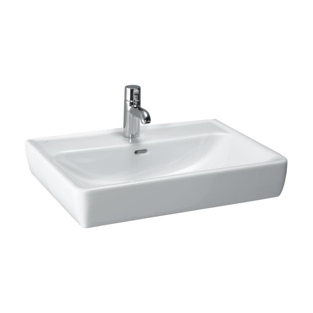 Laufen PRO – Νιπτήρας Κρεμαστός – 550×480 mm, 1 οπή, με υπερχείλιση, λειασμένη κάτω επιφάνεια – White (H8179510001041)