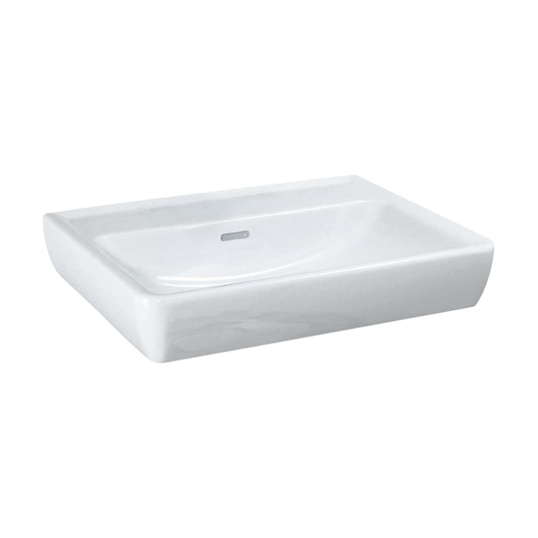 Laufen PRO – Νιπτήρας Κρεμαστός – 600×480 mm, χωρίς οπή, με υπερχείλιση – White (H8189520001091)