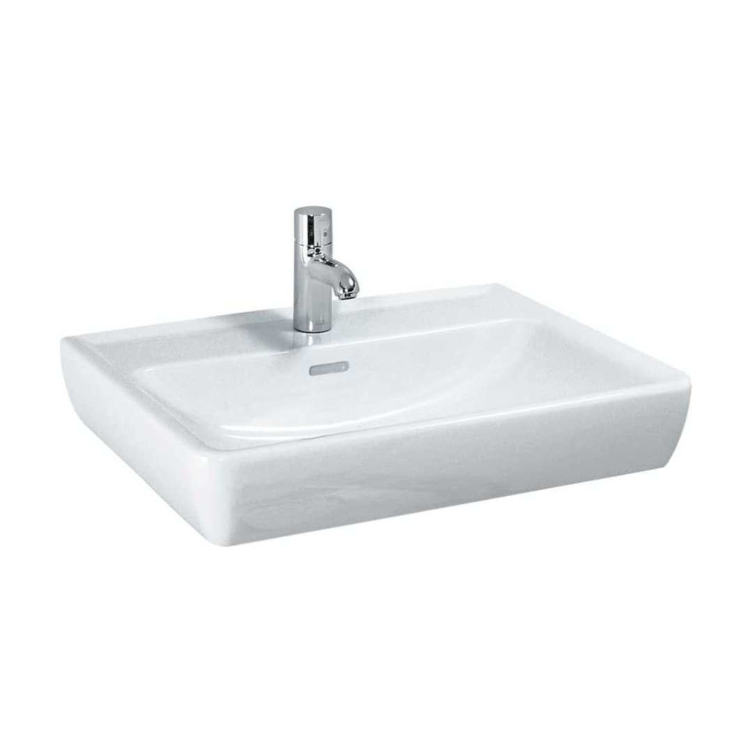 Laufen PRO – Νιπτήρας Κρεμαστός – 600×480 mm, 1 οπή, με υπερχείλιση – White LCC (LAUFEN Clean Coat) (H8189524001041)