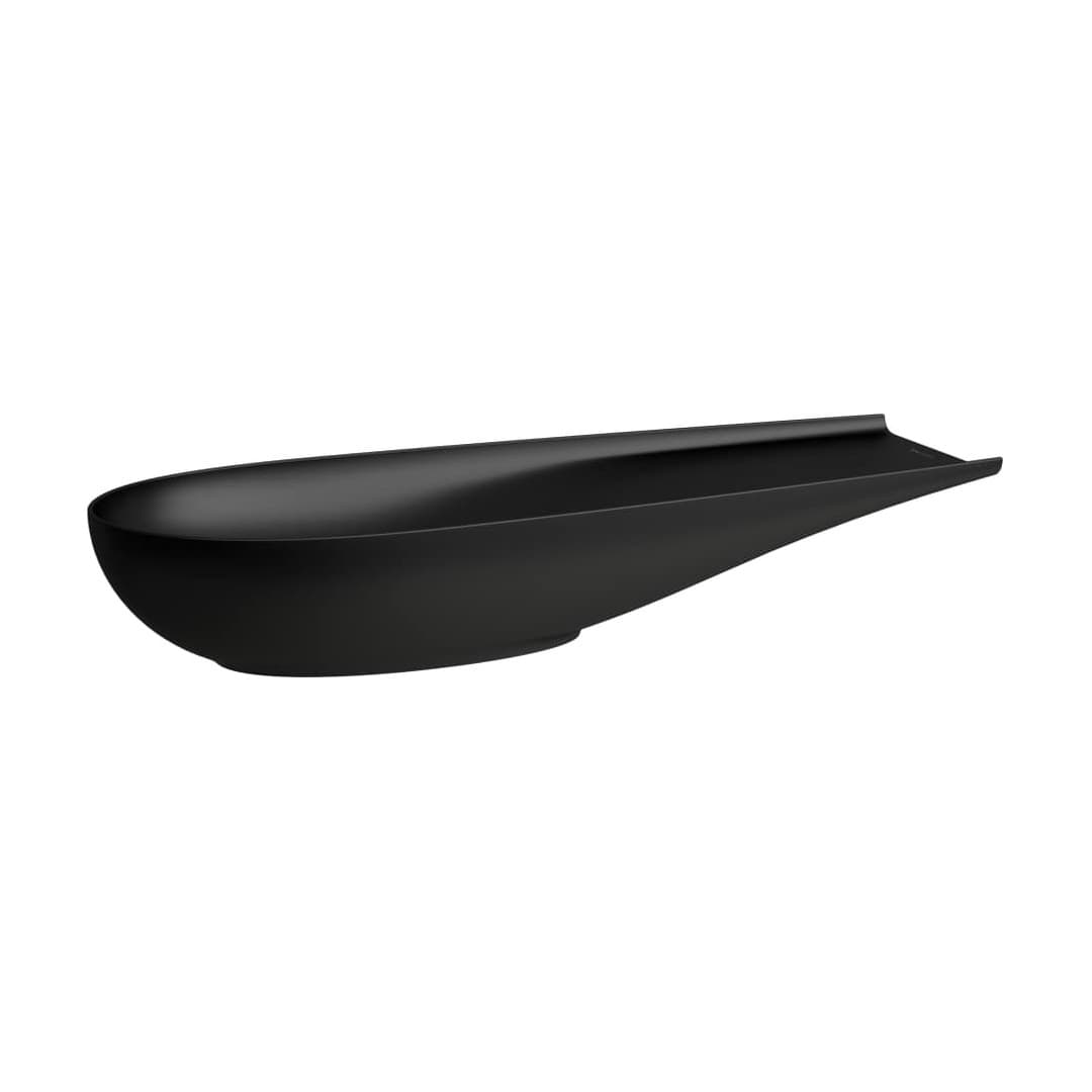 Laufen ILBAGNOALESSI – Νιπτήρας Επικαθήμενος – 1000×380 mm, χωρίς υπερχείλιση – Black Matt (H8189747161121)