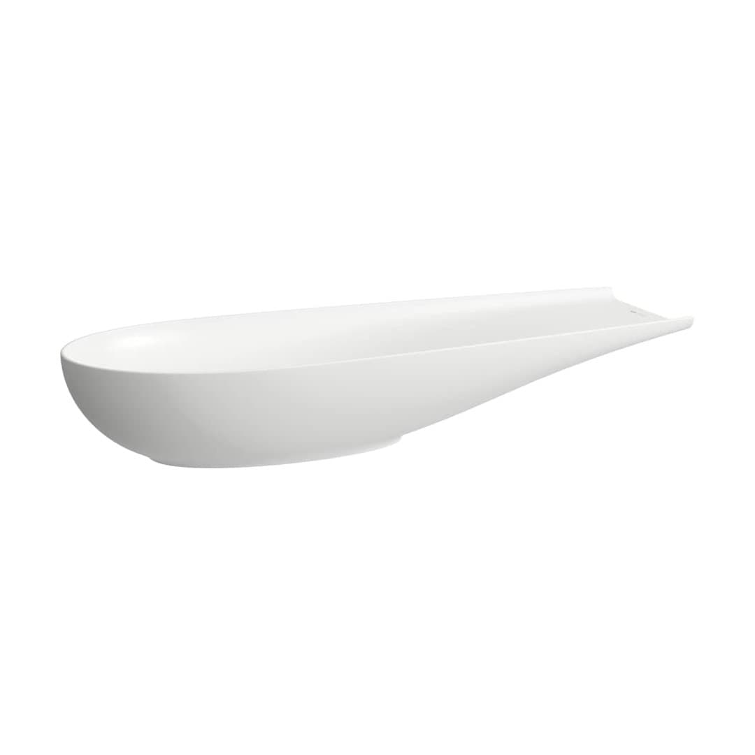 Laufen ILBAGNOALESSI – Νιπτήρας Επικαθήμενος – 1000×380 mm, χωρίς υπερχείλιση – White Matt (H8189747571121)