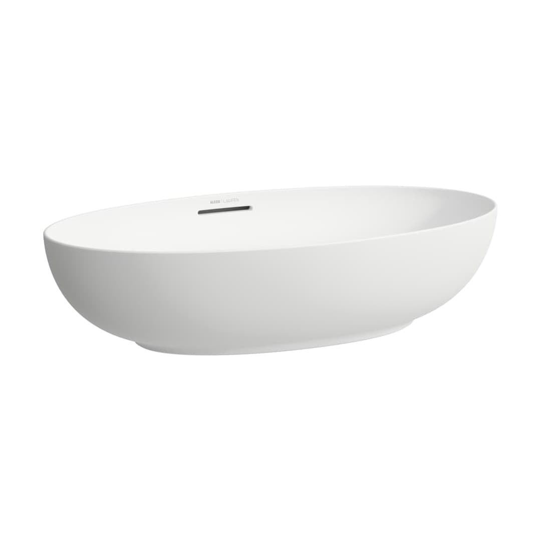 Laufen ILBAGNOALESSI – Νιπτήρας Επικαθήμενος – 700×405 mm, με υπερχείλιση – White Matt (H8189787571091)