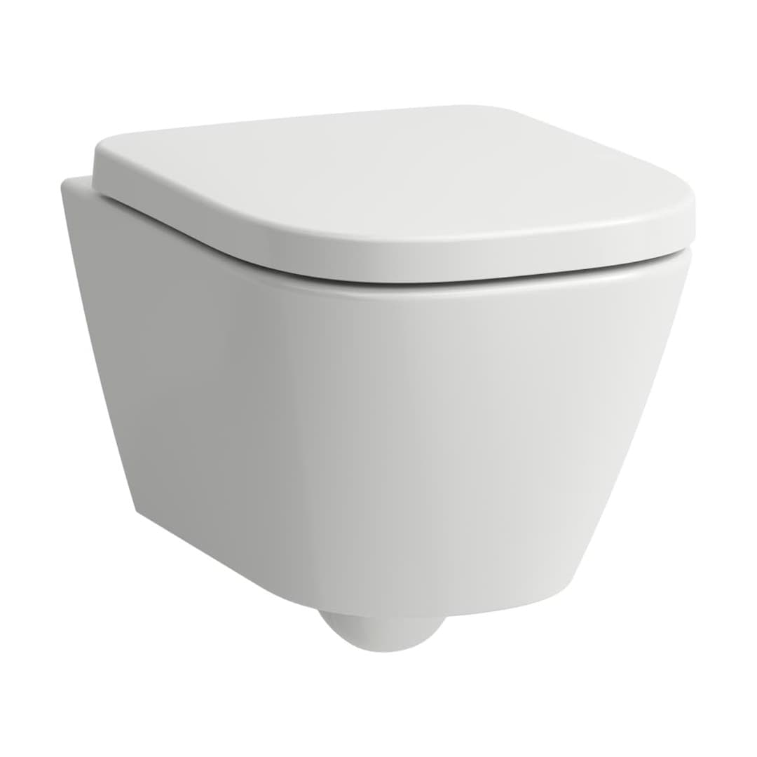 Laufen MEDA – Λεκάνη Κρεμαστή – 490×360 mm, Silent flush, compact, στήριξη ναι – White (H8201130000001)