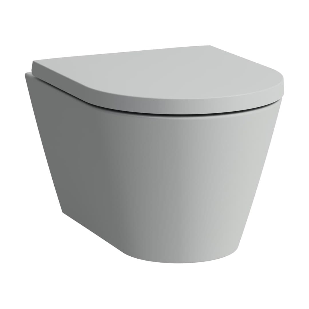 Laufen Kartell LAUFEN – Λεκάνη Κρεμαστή – 490×370 mm, rimless, compact – Matt grey (H8203337590001)