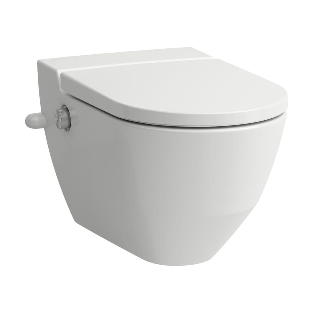 Laufen CLEANET NAVIA – Λεκάνη Κρεμαστή, πλαϊνό άνοιγμα παροχής 19,5 cm – White Matt (H8206017577171)