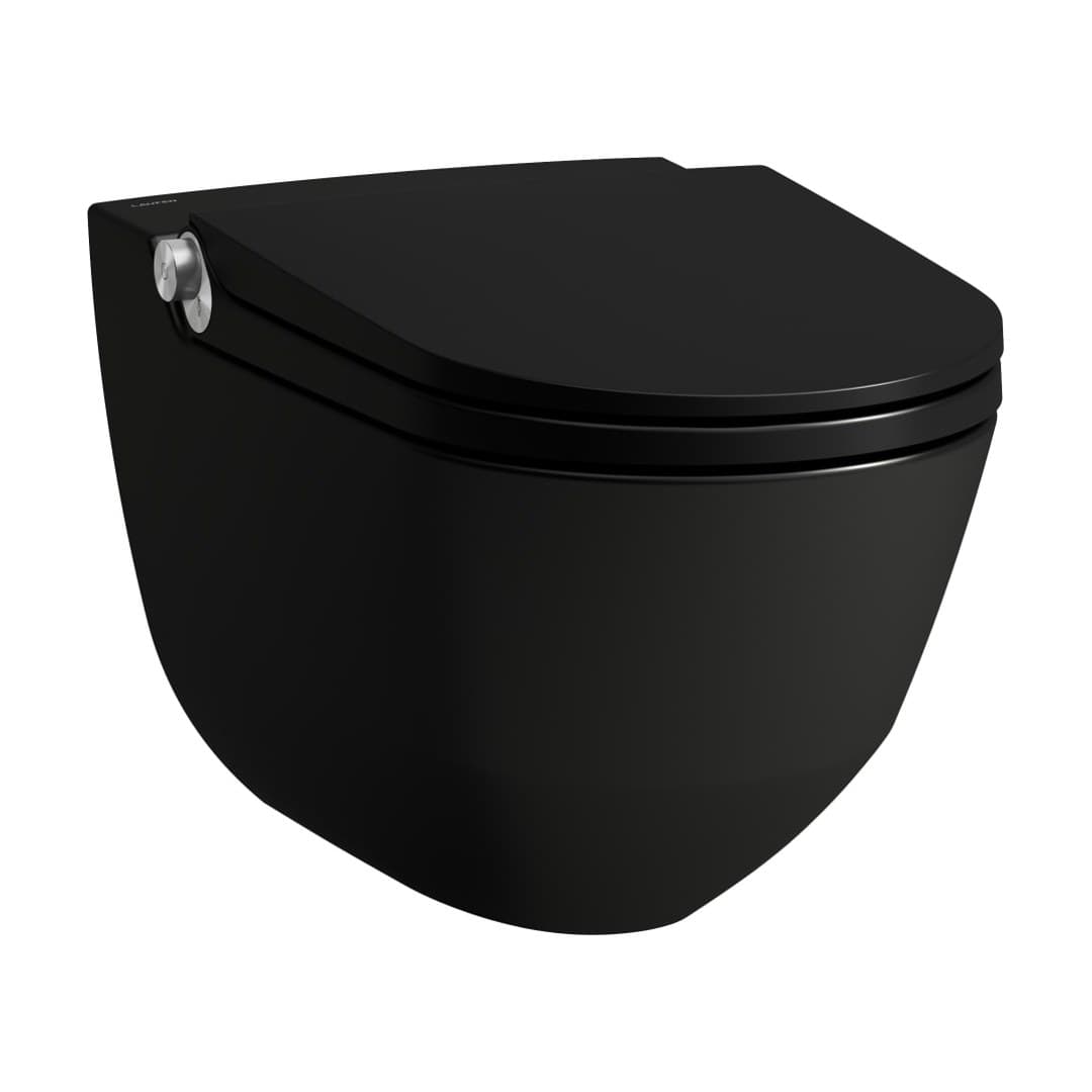 Laufen CLEANET RIVA – Λεκάνη Κρεμαστή – Black Matt (H8206917160001)