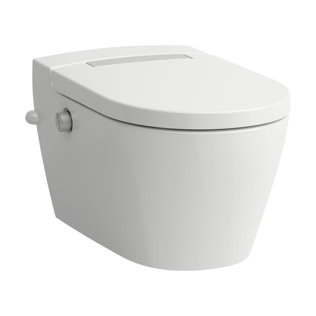 Laufen CLEANET AURIA – Λεκάνη Κρεμαστή, πλαϊνό άνοιγμα παροχής 19,5 cm – White LCC (LAUFEN Clean Coat) (H8208424007171)