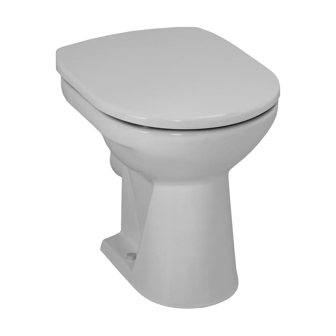 Laufen PRO – Λεκάνη Δαπέδου – 470×360 mm, με χείλος έκπλυσης, οριζόντια αποχέτευση – Manhattan (H8219560370001)