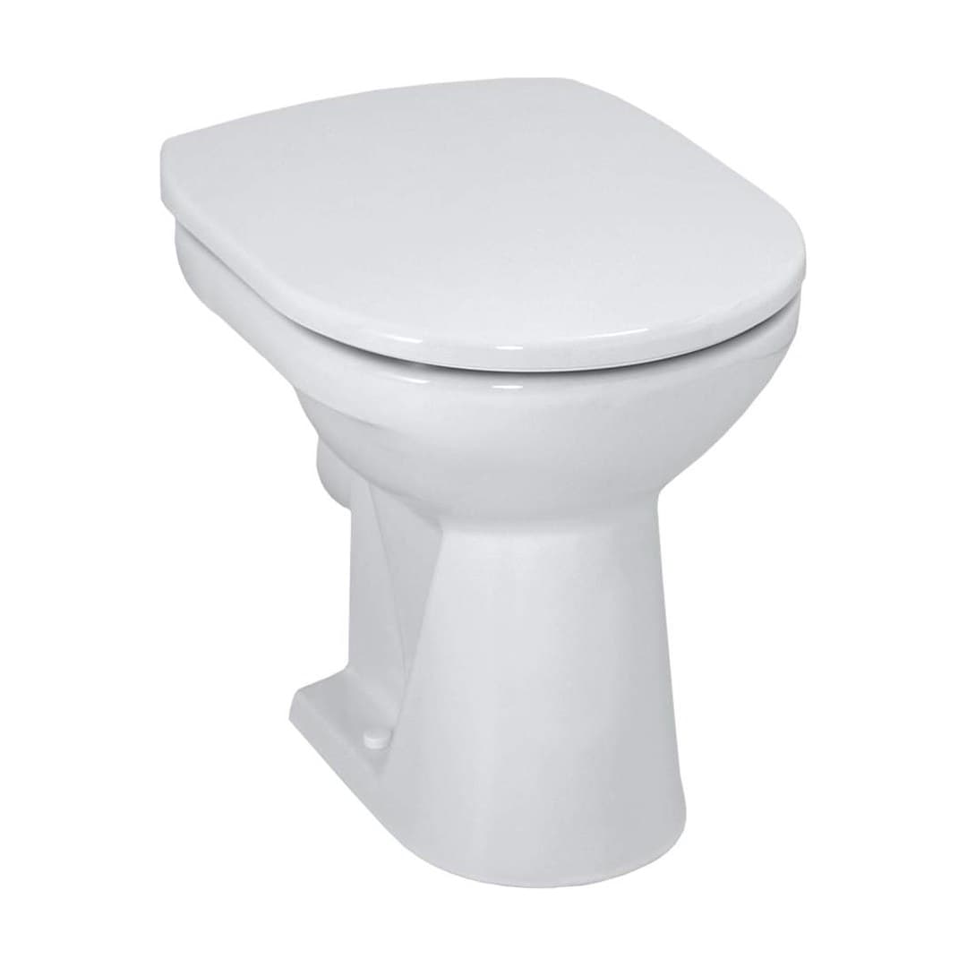 Laufen PRO – Λεκάνη Δαπέδου – 470×360 mm, με χείλος έκπλυσης, οριζόντια αποχέτευση – White LCC (LAUFEN Clean Coat) (H8219564000001)