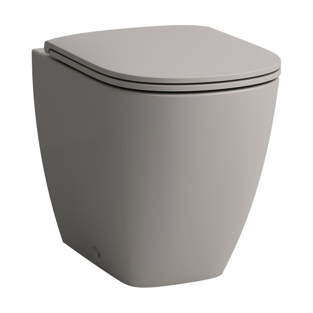 Laufen LUA – Λεκάνη Δαπέδου – 520×360 mm, αποχέτευση οριζόντια ή κάθετη, σχήμα soft – Manhattan (H8230810370001)