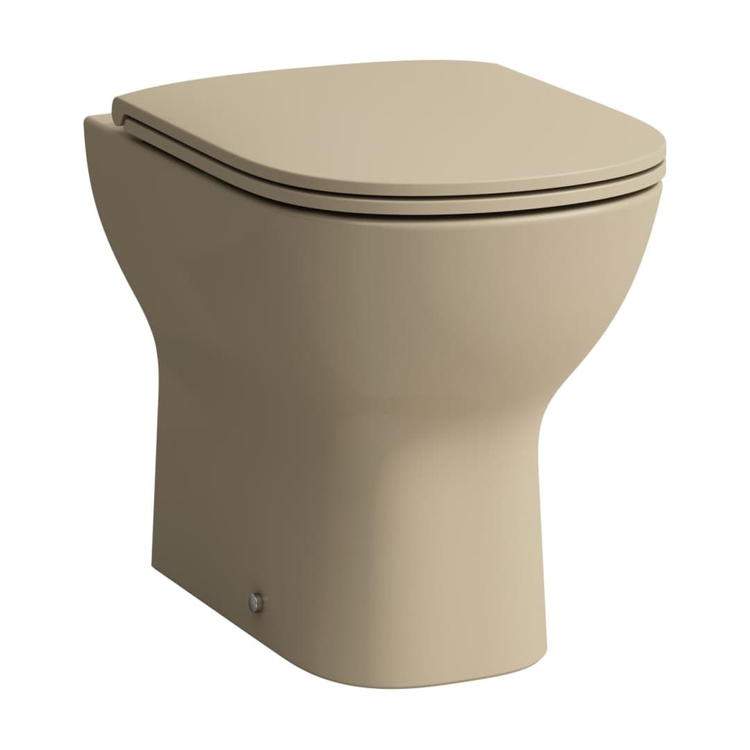Laufen LUA – Λεκάνη Δαπέδου – 520×360 mm, αποχέτευση οριζόντια ή κάθετη, σχήμα στρογγυλό – Bahamabeige (H8230820180001)