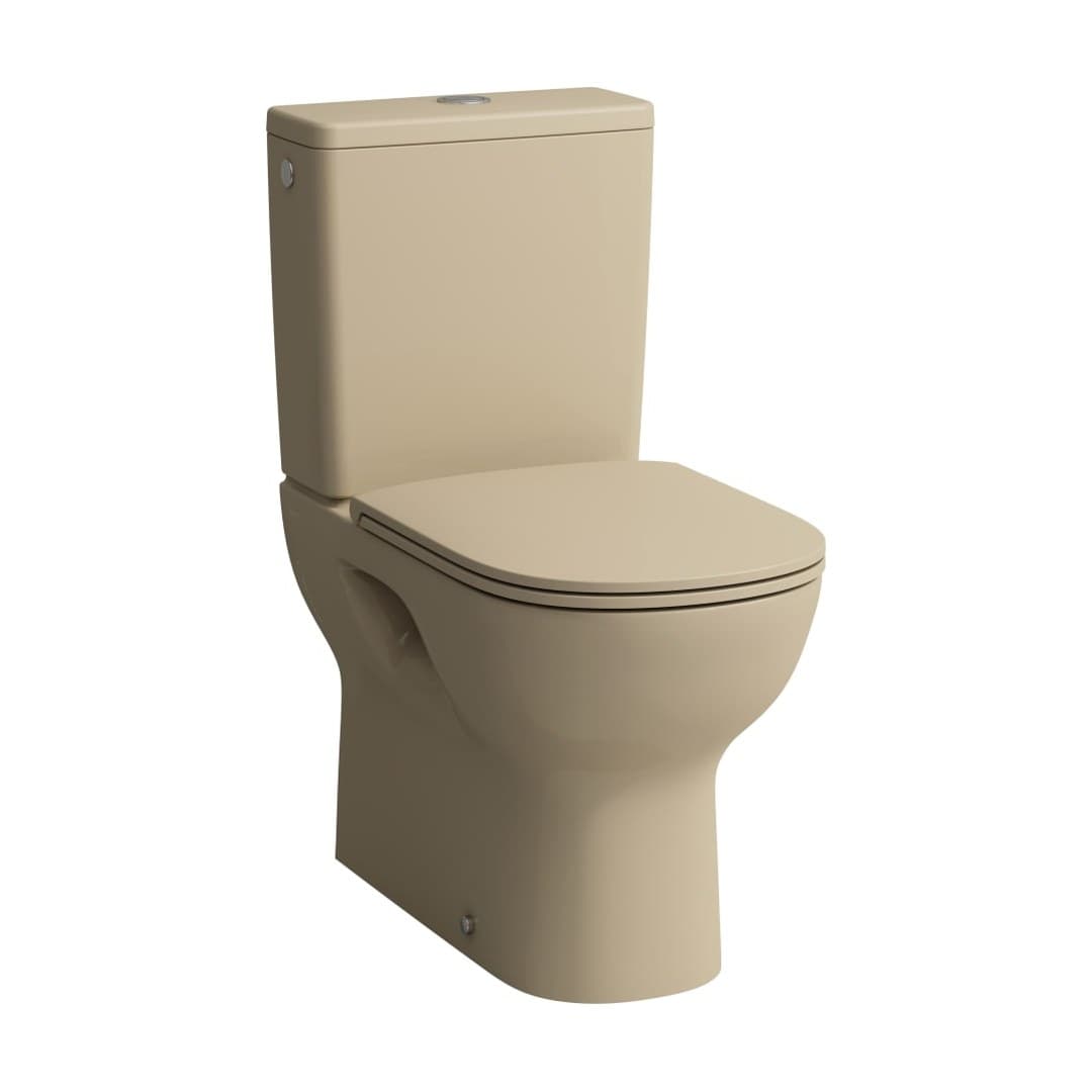 Laufen LUA – Λεκάνη Δαπέδου – 650×360 mm, close-coupled, αποχέτευση οριζόντια ή κάθετη – Bahamabeige (H8240810180001)