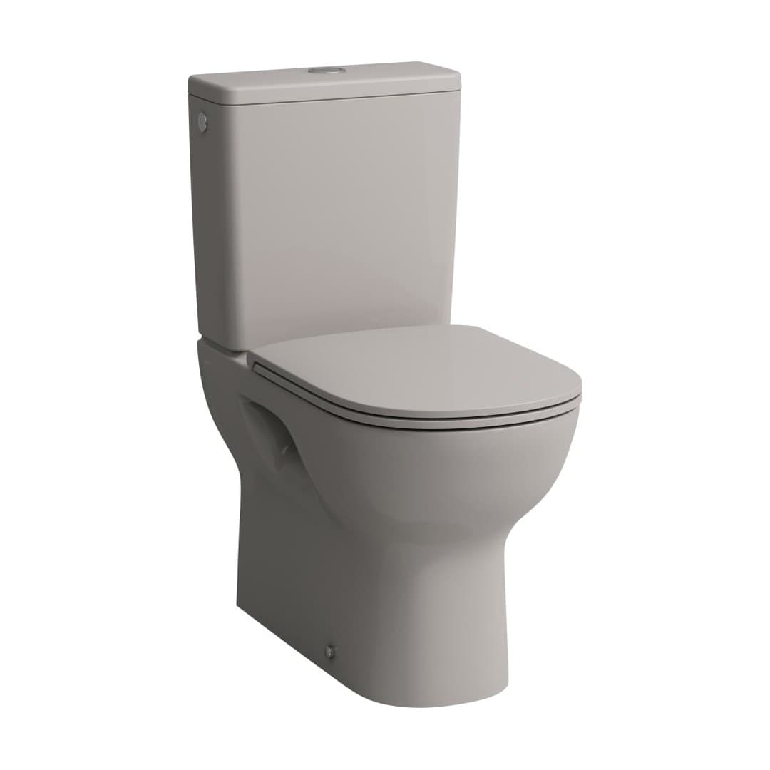 Laufen LUA – Λεκάνη Δαπέδου – 650×360 mm, close-coupled, αποχέτευση οριζόντια ή κάθετη – Manhattan (H8240810370001)