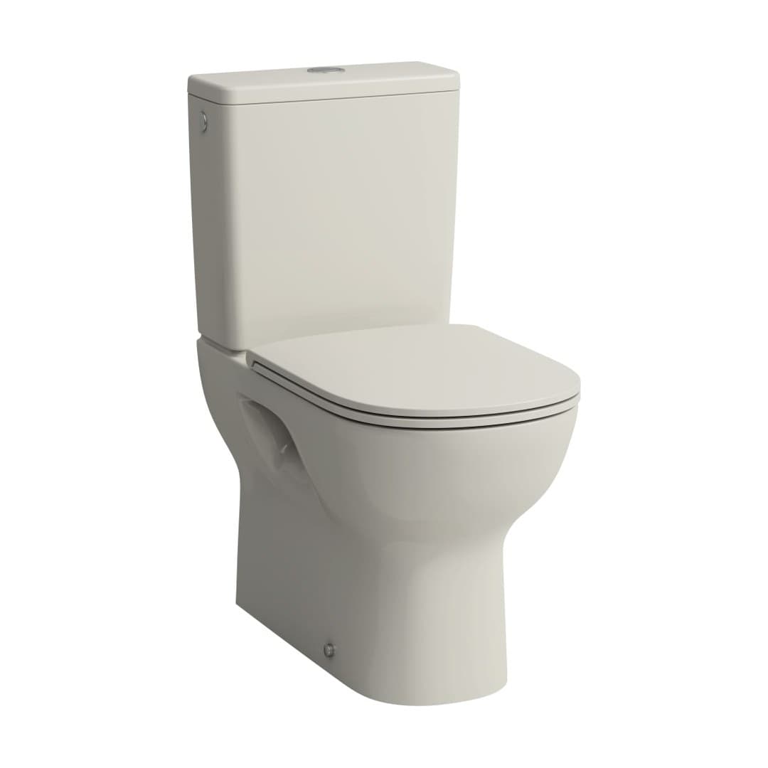 Laufen LUA – Λεκάνη Δαπέδου – 650×360 mm, close-coupled, αποχέτευση οριζόντια ή κάθετη – Pergamon (H8240810490001)