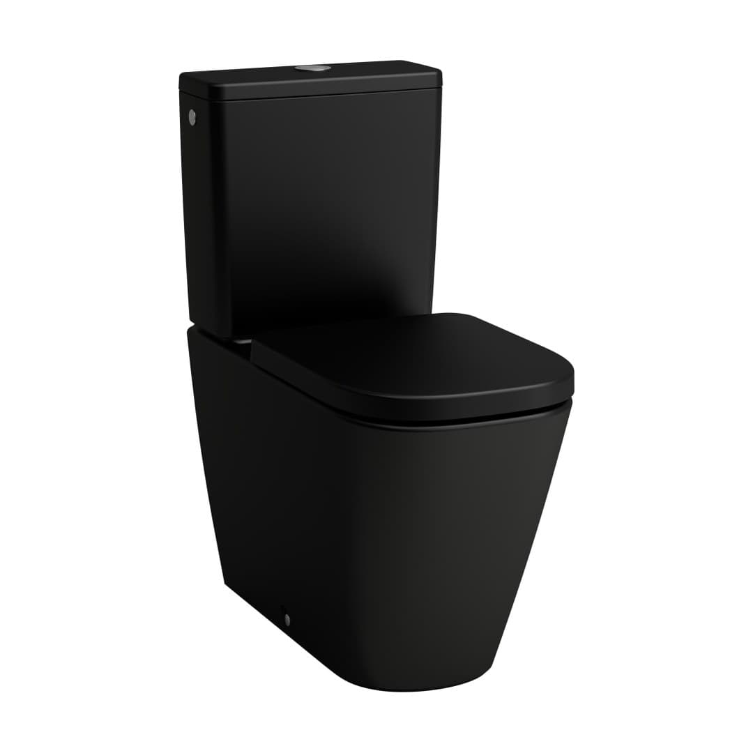 Laufen MEDA – Λεκάνη Δαπέδου – 680×360 mm, close-coupled, βασική έκδοση – Black Matt (H8241117160001)