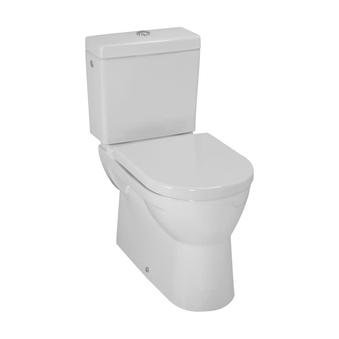 Laufen PRO – Λεκάνη Δαπέδου – 670×360 mm, washout, με χείλος έκπλυσης, close-coupled, αποχέτευση οριζόντια ή κάθετη – White (H8249590000001)