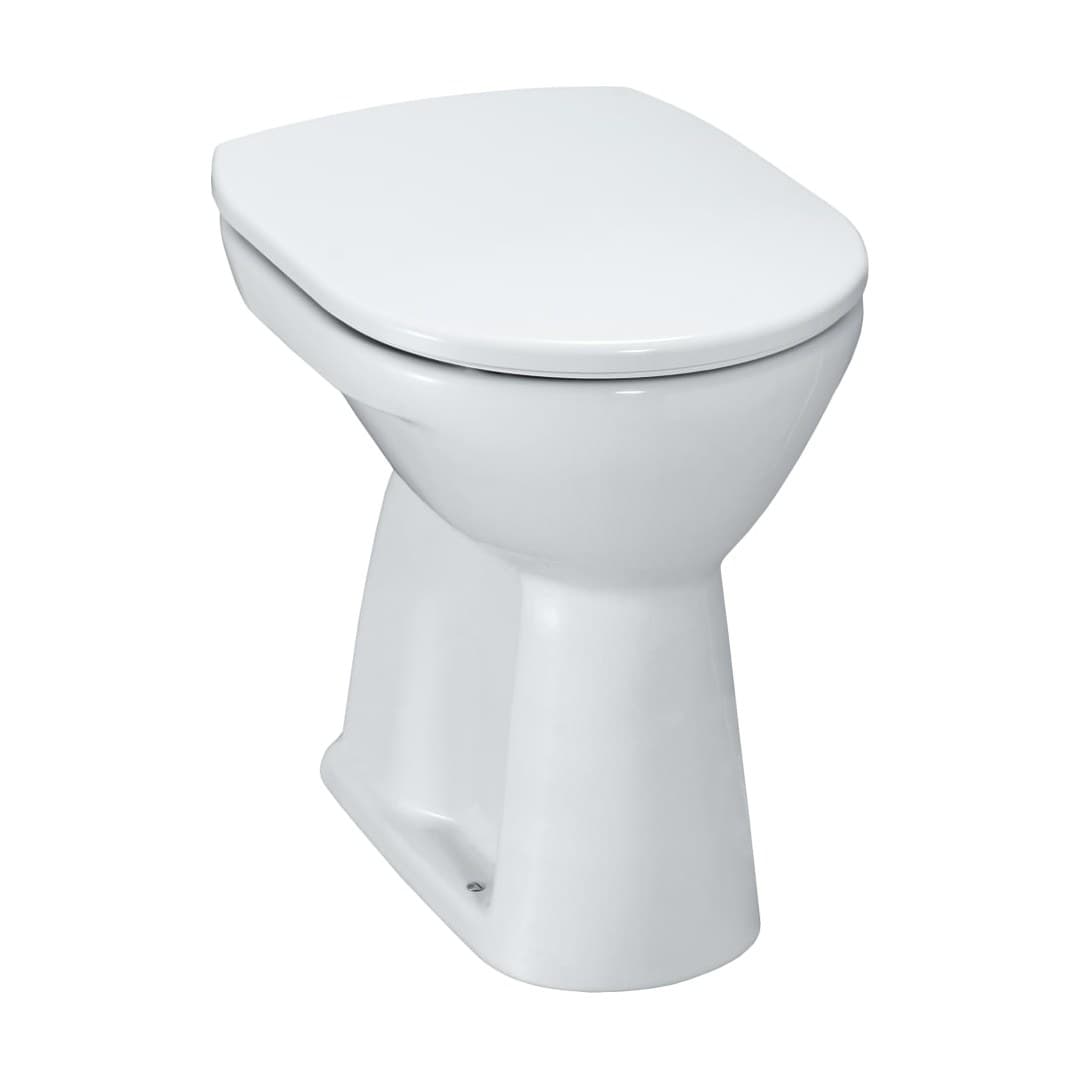 Laufen PRO – Λεκάνη Δαπέδου – 470×360 mm, comfort, washout, με χείλος έκπλυσης, κάθετη αποχέτευση – White (H8259570000001)